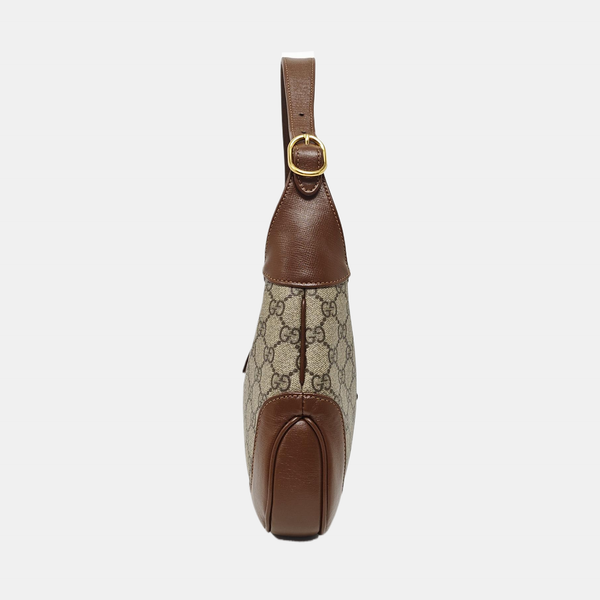 Authenticated pre-owned Jackie 1961 Small Monogram Coated Canvas Beige - Shoulder Bag at Looply