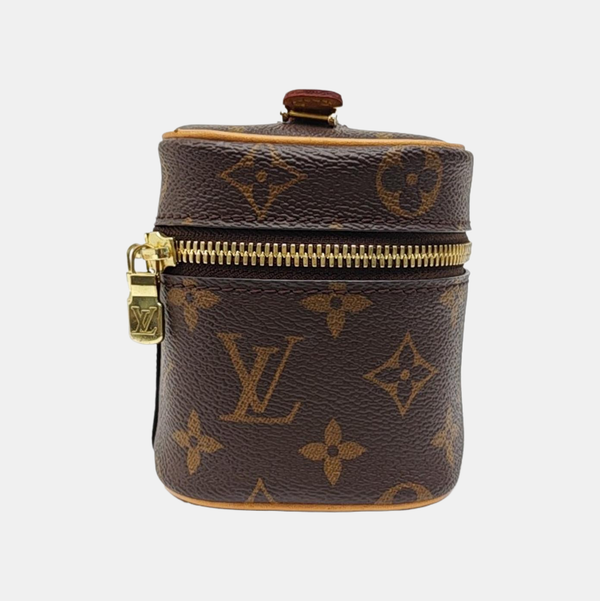 NICE Super Mini Monogram Coated Canvas Brown