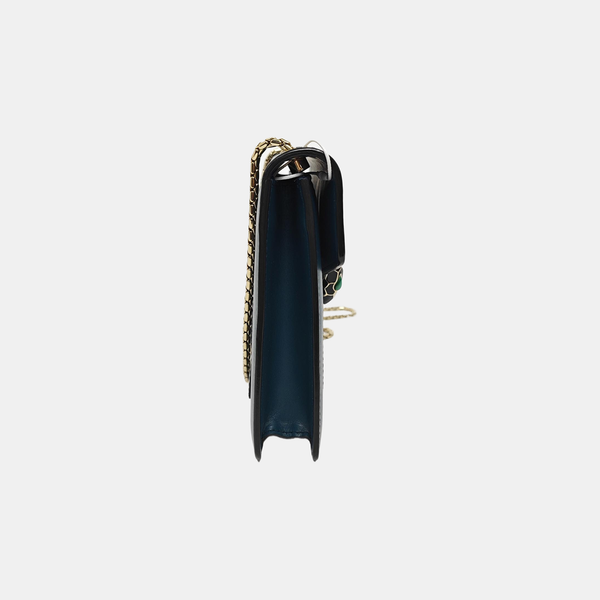 SERPENTI FOREVER Small Quilted Calfskin Green