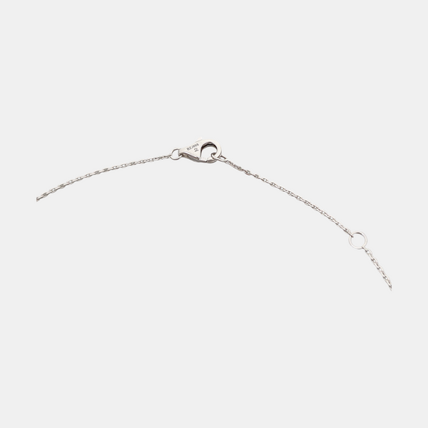TRINITY 18k White Gold Silver Necklace