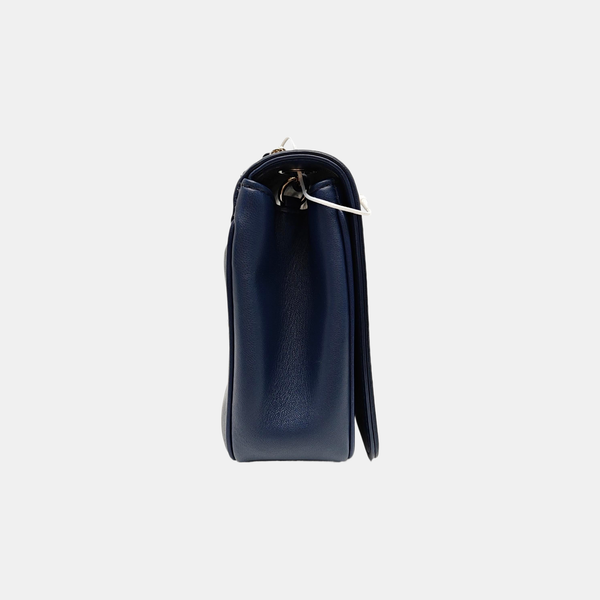 CC MANIA Quilted Lambskin Blue