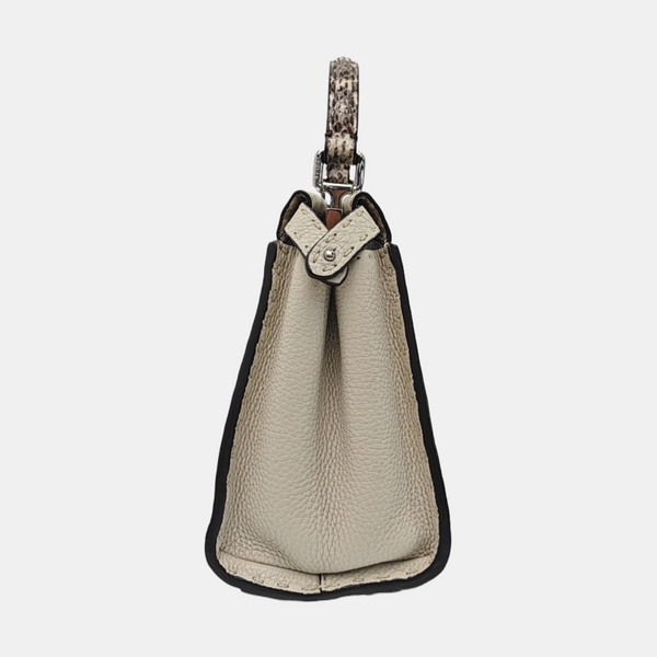 Peekaboo Mini Calfskin White