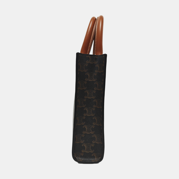 CABAS CELINE Mini Coated Canvas Brown