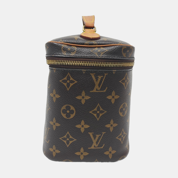 NICE BB Monogram Coated Canvas Brown