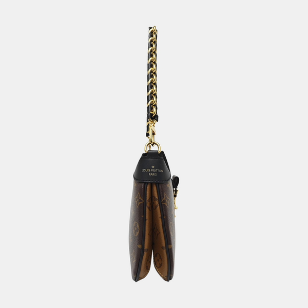 TWINNY Monogram Coated Canvas Brown