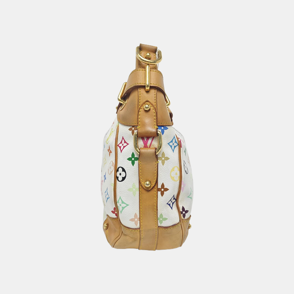 LV × TM GRETA Monogram Coated Canvas White