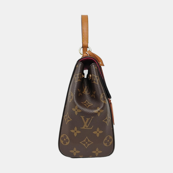 CLUNY PM Monogram Coated Canvas Brown