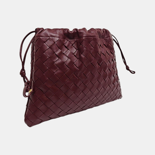 The Pouch Large Calfskin Red