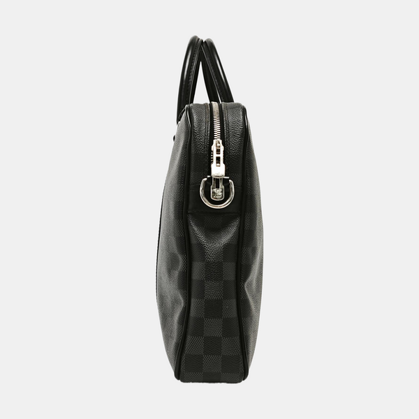 PORTE-DOCUMENTS PM Damier Graphite Coated Canvas Black