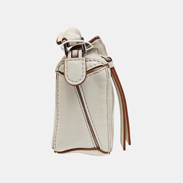 Puzzle Calfskin White