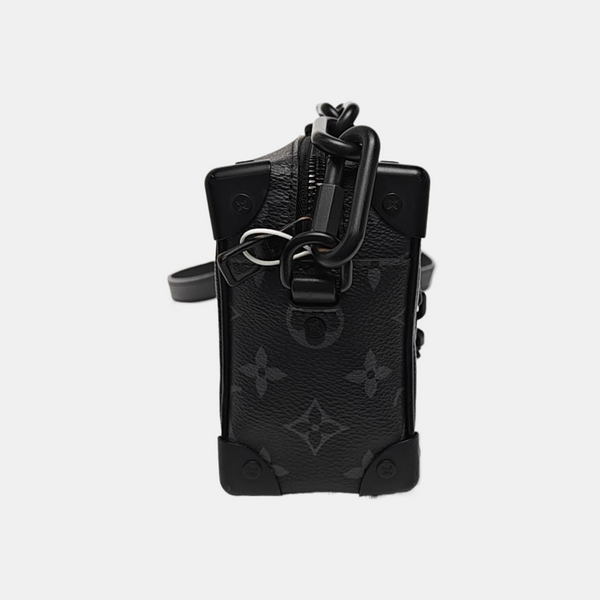 SOFT TRUNK Mini Monogram Coated Canvas Black