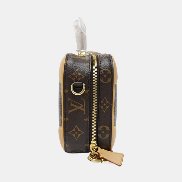 LUGGAGE Monogram Coated Canvas Brown