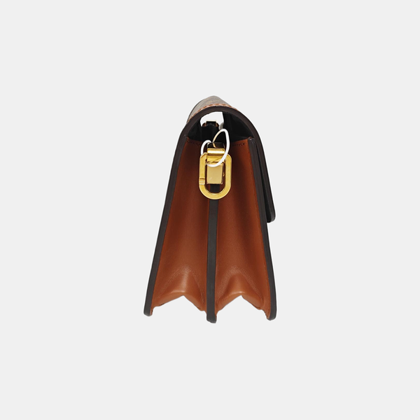 DAUPHINE Mini Coated Canvas Brown