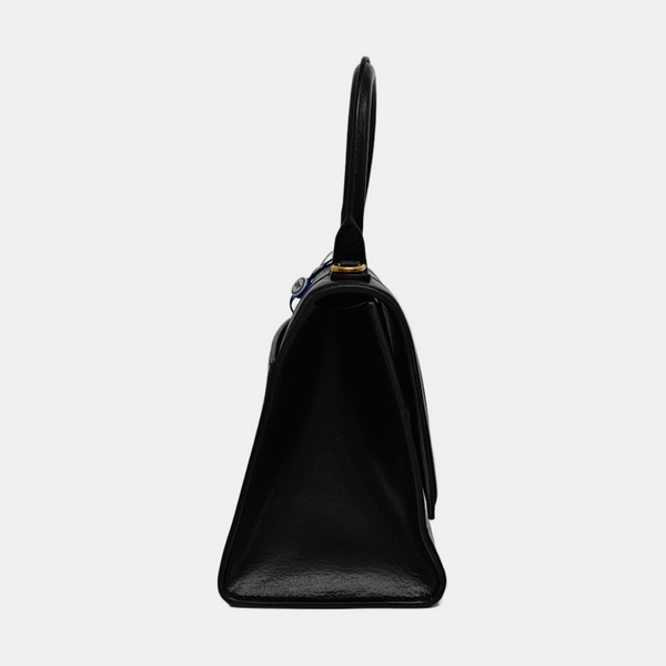 Hourglass S Calfskin Black