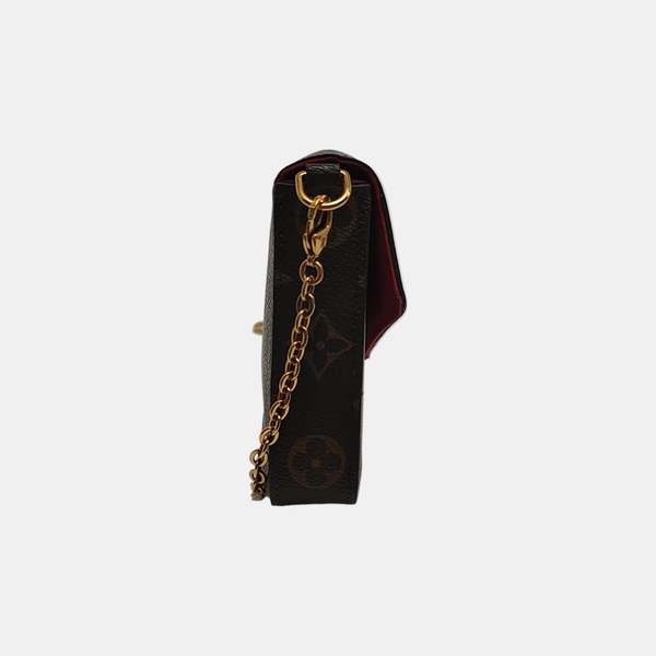 FÉLICIE Monogram Coated Canvas Brown