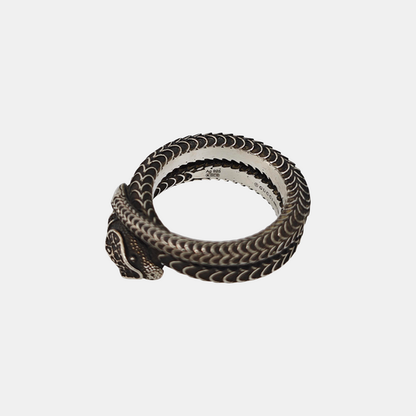 Gucci Garden 925 Sterling Silver Gray Ring HK 16