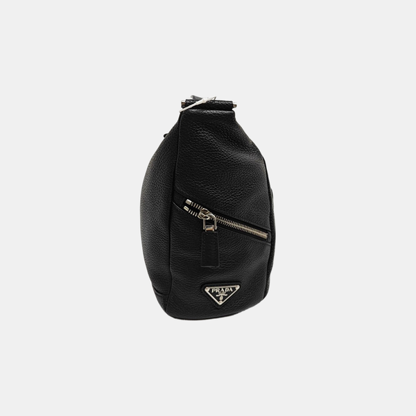 Calfskin Shoulder Bag Black