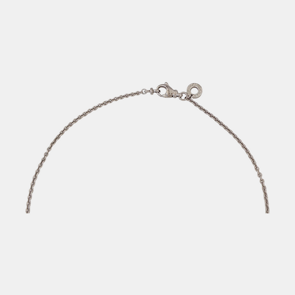 B.ZERO1 18k White Gold Silver Necklace