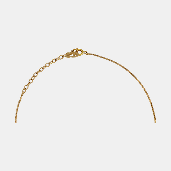 Petit CD Metal Gold Necklace