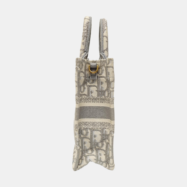 Book Tote Mini Canvas Gray