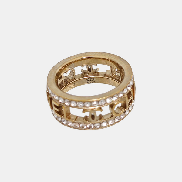 Metal Gold Ring EU 52