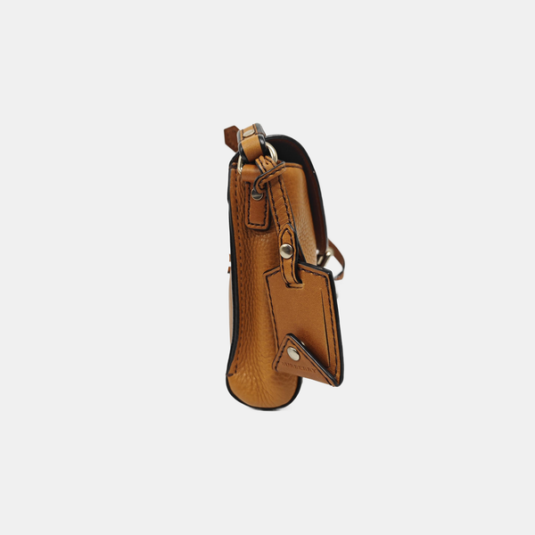 Calfskin Shoulder Bag Brown