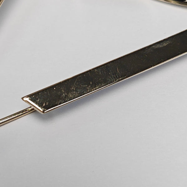 Metal Gold Brooch