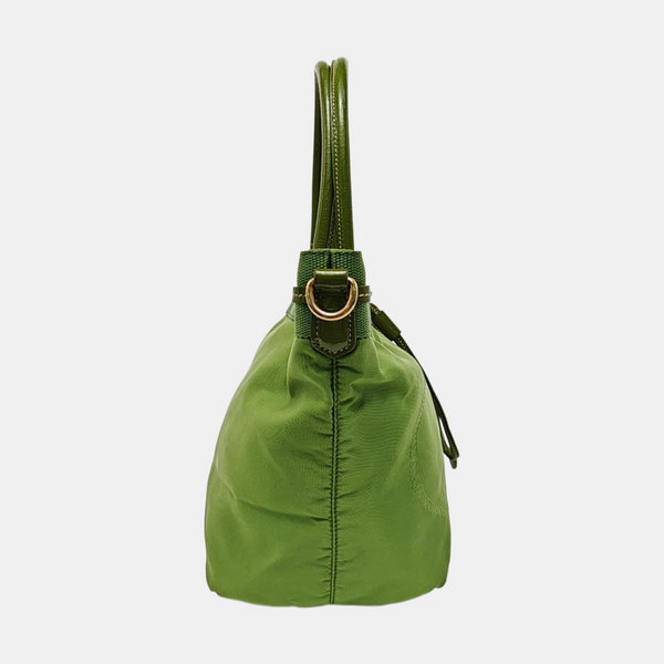 Nylon Tote Bag Green