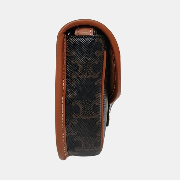 BESACE Mini Coated Canvas Brown