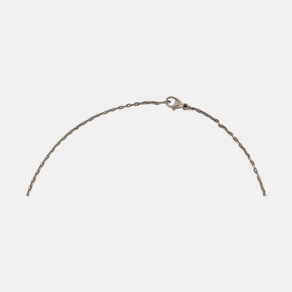 Pop H Metal Silver Necklace