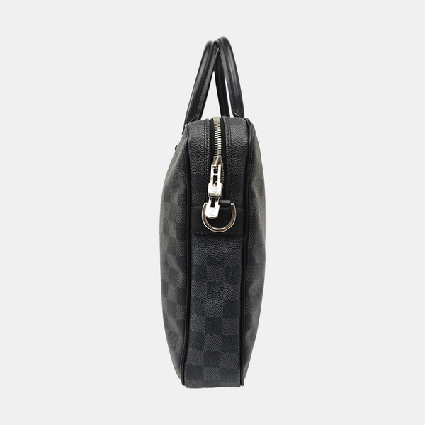 PORTE-DOCUMENTS PM Damier Graphite Coated Canvas Black