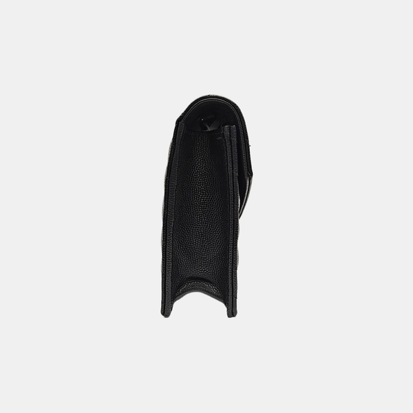MONOGRAM Chevron Calfskin Black