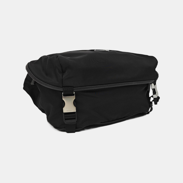 Nylon Shoulder Bag Black