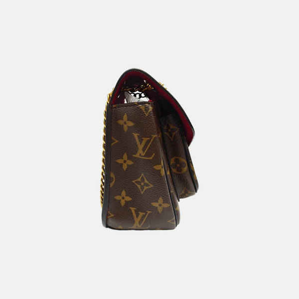 PASSY Monogram Coated Canvas Brown