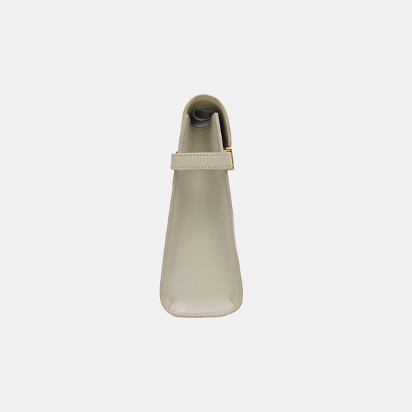 MANHATTAN Medium Calfskin White