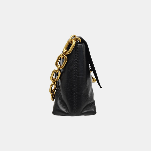 Downtown Small Calfskin Black