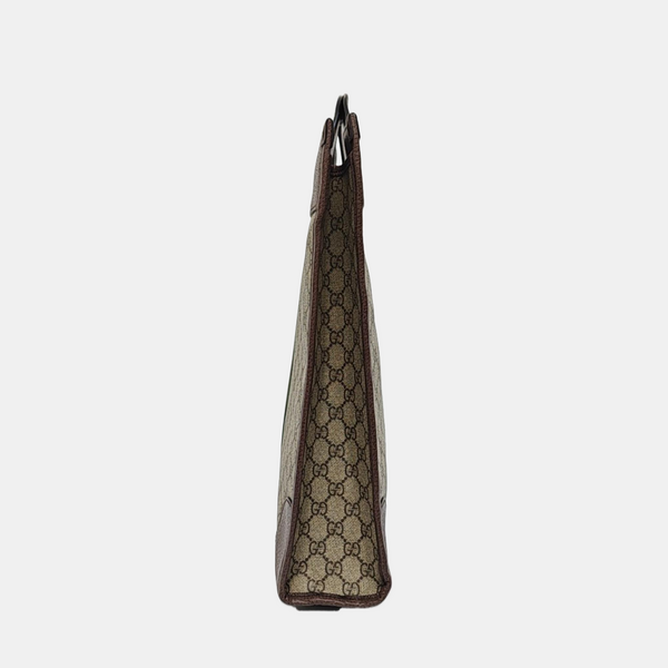 Authenticated pre-owned Ophidia Medium Monogram Coated Canvas Beige - Top Handle Bag at Looply