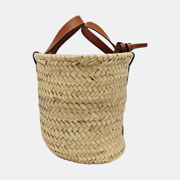 Straw Shoulder Bag Beige