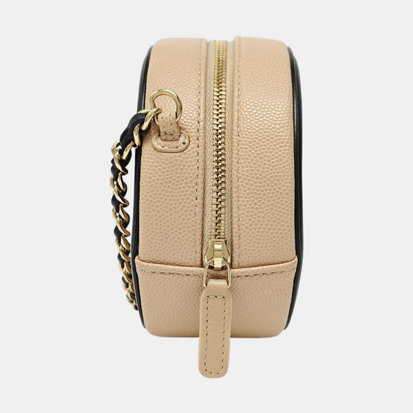 FILIGREE Mini Quilted Grained Calfskin Beige