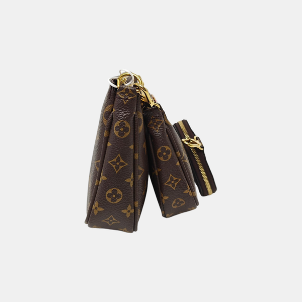 MULTI Monogram Coated Canvas Brown