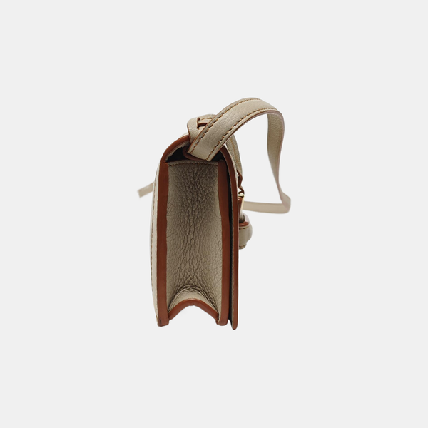 Authenticated pre-owned Barcelona Mini Calfskin Beige - Shoulder Bag at Looply