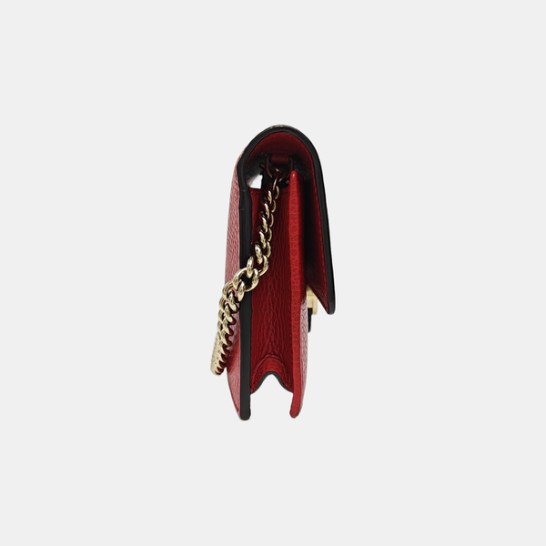 Calfskin Shoulder Bag Red