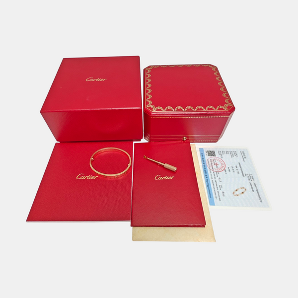 LOVE 18k Rose Gold Bangle