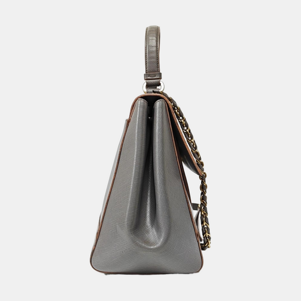 Carrie Calfskin Gray