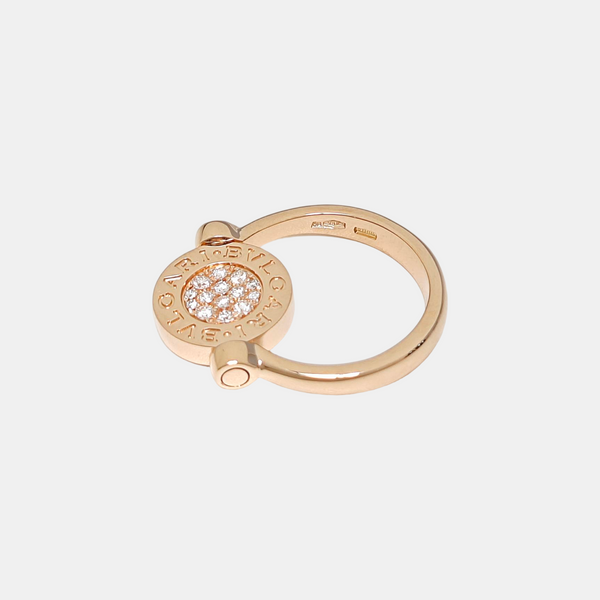 BVLGARI BVLGARI 18k Rose Gold Ring EU 49