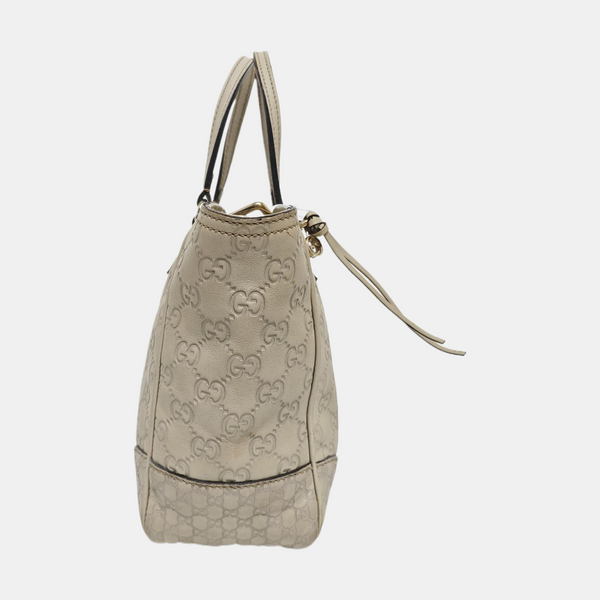 Bree Monogram Calfskin Beige