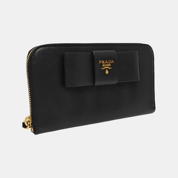 Saffiano Calfskin Wallet Black