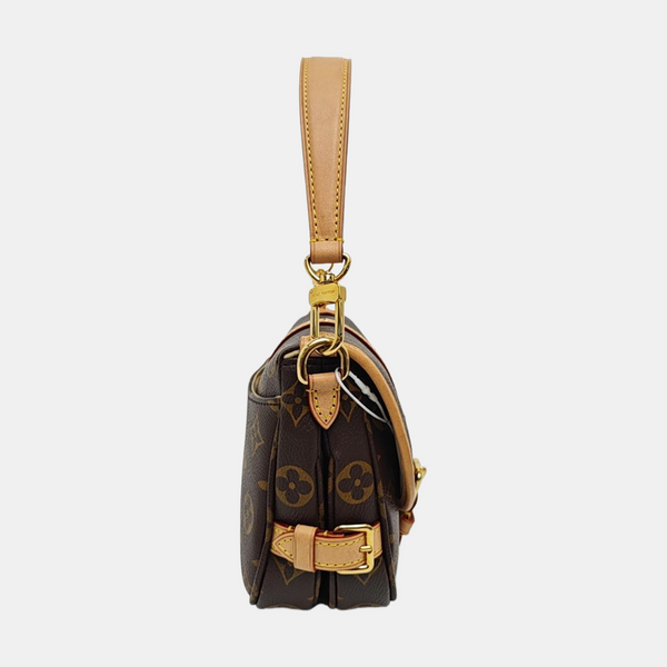 SAUMUR BB Monogram Coated Canvas Brown