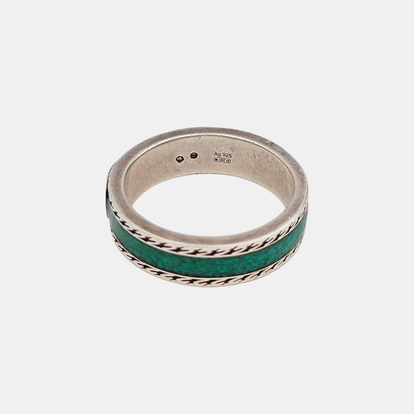 Interlocking G 925 Sterling Silver Ring HK 19