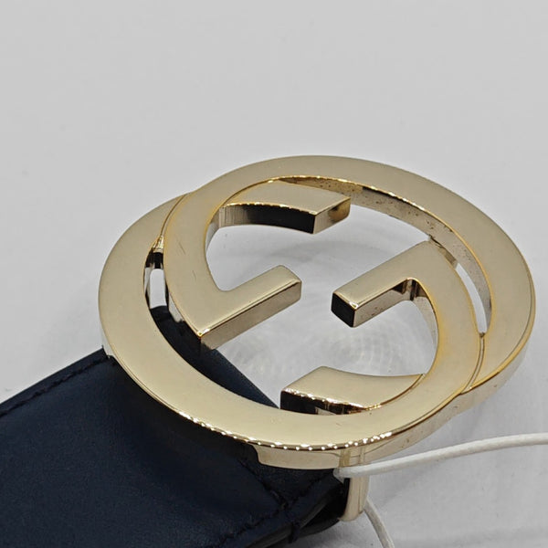 Leather Belt Blue